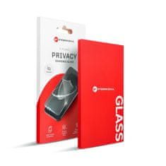FORCELL Tvrdo steklo za iPhone 12 PRO MAX Forcell Privacy Glass črno