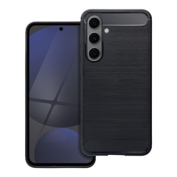 OEM CARBON etui za SAMSUNG S24 FE črn