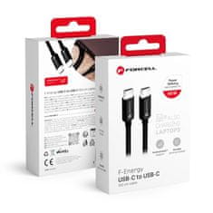 FORCELL USB C kabel za USB C Forcell F-Energy QC4.0 PD 3A 60W 1,5 m C338 črn