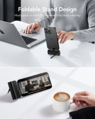 VEGER VEGER powerbank 5000 mAh z vgrajenim priključkom Lightning PlugOn PD QC3.0 2,4A 20W W0558P črn