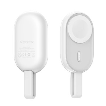 VEGER VEGER powerbank 1200 mAh za uro, združljiv z Apple Watch Pomme (W0102) bel