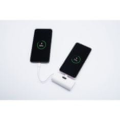 FORCELL Powerbank Forcell F-Energy Power Plug F5K3 PD 20W 5000 mAh z vgrajenim priključkom USB C, bela