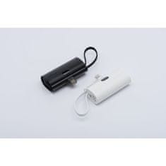 FORCELL Powerbank Forcell F-Energy Power Plug F5K3 PD 20W 5000 mAh z vgrajenim priključkom USB C, bela