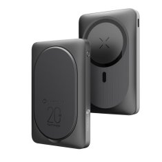 FORCELL Powerbank združljiv z MagSafe Forcell F-Energy MagStand F10K2 QC3.0 PD 5A 20W 10000 mAh črn