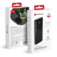 FORCELL Powerbank Forcell F-Energy P10k1 PD QC3.0 3A 20W 10000 mAh črn