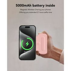 VEGER VEGER powerbank 5000 mAh združljiv z MagSafe PD QC3.0 20W Tourist (W0569) črn