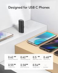 VEGER VEGER powerbank 5000 mAh z vgrajenim priključkom tipa C PD QC3.0 3A 20W PlugOn (W0556/V0556) črn