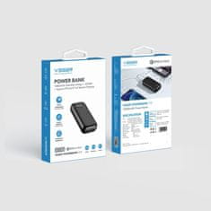 VEGER VEGER powerbank 10000 mAh PD QC3.0 3A 20W S10 (W1135) črn