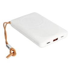 VEGER VEGER powerbank 10000 mAh z indukcijskim polnjenjem, združljiv z MagSafe PD QC3.0 2A 20W MagOn (VP1151 / W1151) bel