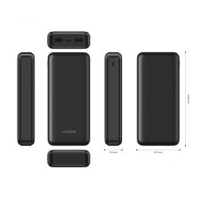 VEGER VEGER powerbank 20000 mAh 2A A20 (W2015) črn EOL