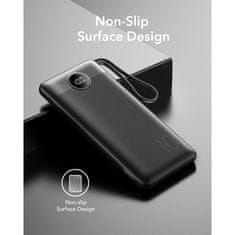 VEGER VEGER powerbank 10000 mAh z vgrajenimi kabli Micro USB / Tip C / Lightning C10 (W1116) črn