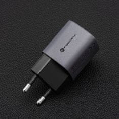 FORCELL Mrežni polnilnik za telefon Forcell F-Energy GaN USB C + USB A QC4.0 PD 3A 33W VT-31 siv