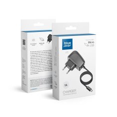 Blue Star Mrežni polnilnik za telefon Blue Star Lite 1A 5W s kablom Micro USB TFK-TC-1095B črn
