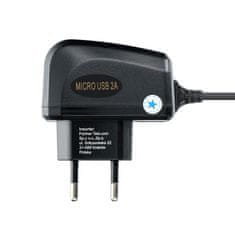 Blue Star Mrežni polnilnik za telefon Blue Star Lite 2A 10W s kablom Micro USB TFK-TC-1095B črn