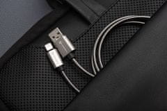FORCELL USB kabel A na Lightning Forcell F-Energy 2,4A 12W Metal 1 m C236 srebrni