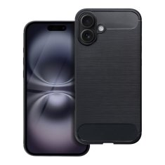 OEM CARBON etui za IPHONE 16 Plus črn