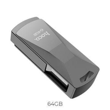 Hoco 64 GB USB 3.0 (USB A) Hoco UD5 siv pomnilniški ključ