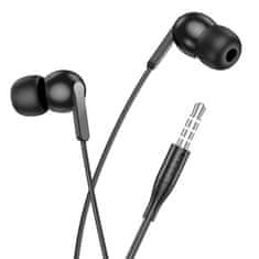 Hoco Slušalke z žico Jack 3,5 mm Hoco M124 bele