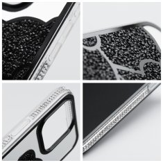OEM TEDDY BEAR etui za IPHONE 16e (SE 4 2025) črn