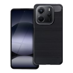 OEM CARBON etui za XIAOMI Redmi Note 14 5G črn