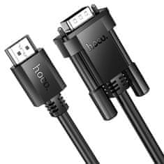 Hoco HDMI kabel za VGA Hoco HD 1080p 2 m US12 črn