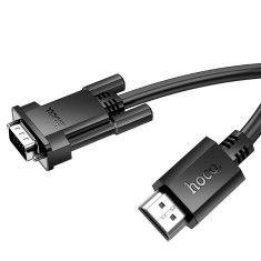 Hoco HDMI kabel za VGA Hoco HD 1080p 2 m US12 črn
