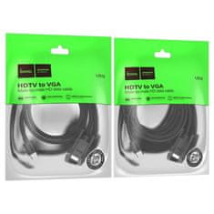 Hoco HDMI kabel za VGA Hoco HD 1080p 2 m US12 črn