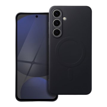 OEM SILIKONSKA MAG COVER torbica, združljiva z MagSafe za SAMSUNG S24 FE črna