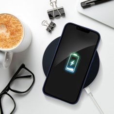 OEM Mehka torbica za IPHONE 17 Pro temno modra
