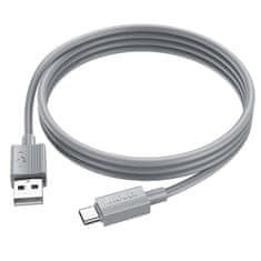 Hoco USB kabel A na USB C Hoco 3A 1 m X107 siv