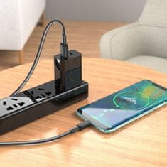 Hoco USB kabel A na USB C Hoco 3A 1 m X69 črno-bel