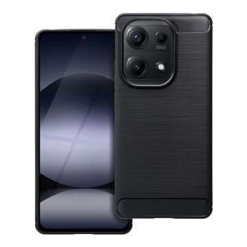 OEM CARBON etui za XIAOMI Redmi Note 14S črn