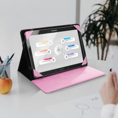 OEM BLUN univerzalni etui za tablico 10" (UNT) roza