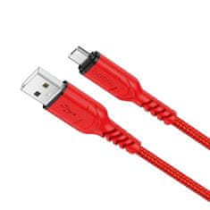 Hoco USB kabel A na Micro USB Hoco 2,4A 1 m X59 rdeč