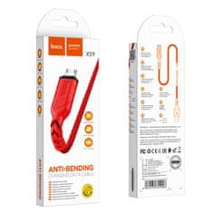 Hoco USB kabel A na Micro USB Hoco 2,4A 1 m X59 rdeč
