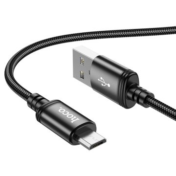 Hoco USB kabel A na Micro USB Hoco 2,4A 1 m X89 črn