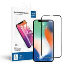 Blue Star Kaljeno steklo za iPhone X (polno lepljeno) Blue Star 5D črno