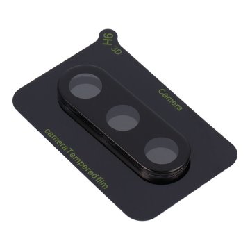 OEM 5D Full Glue kaljeno steklo za fotoaparat - za Samsung Galaxy S24 FE Črno