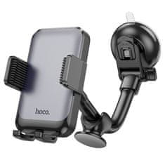 Hoco Univerzalni avtomobilski držalo za telefon Hoco za vetrobransko steklo / armaturno ploščo H27 črno