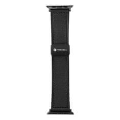 FORCELL Pasek za Apple Watch Forcell F-Design FA21 magnetni iz umetnega usnja 38/40/41 mm črn