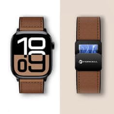 FORCELL Pasek za Apple Watch Forcell F-Design FA21 magnetni iz umetnega usnja 38/40/41 mm črn