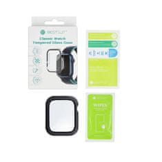 BESTSUIT Zaščitni etui z steklom Bestsuit Flexible za Apple Watch 10 46 mm – črn