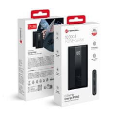 FORCELL Powerbank Forcell F-Energy Energo P10K2 QC3.0 PD 3A 22,5W 10000 mAh črn 0INT