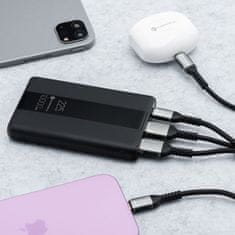 FORCELL Powerbank Forcell F-Energy Energo P10K2 QC3.0 PD 3A 22,5W 10000 mAh črn 0INT