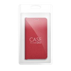 OEM LUNA Book Carbon torbica za IPHONE 16 rdeča
