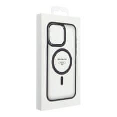 OEM MATTE MAG COVER ovitek, združljiv z MagSafe za IPHONE 15, črn
