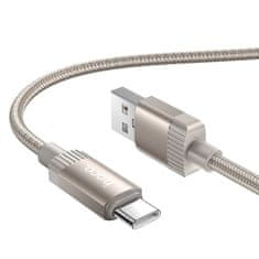 Hoco USB kabel A na USB C Hoco 3A 1 m X117 zlati
