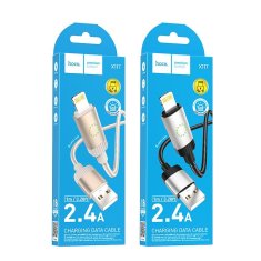 Hoco USB kabel A na Lightning Hoco 2,4A 1 m X117 zlati