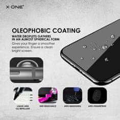 X-One Temperirano steklo X-ONE Full Cover Extra Strong Mat - za iPhone 14 Pro (polno lepljivo) črno