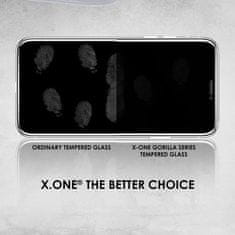 X-One Temperirano steklo X-ONE Full Cover Extra Strong Mat - za iPhone 14 Pro (polno lepljivo) črno